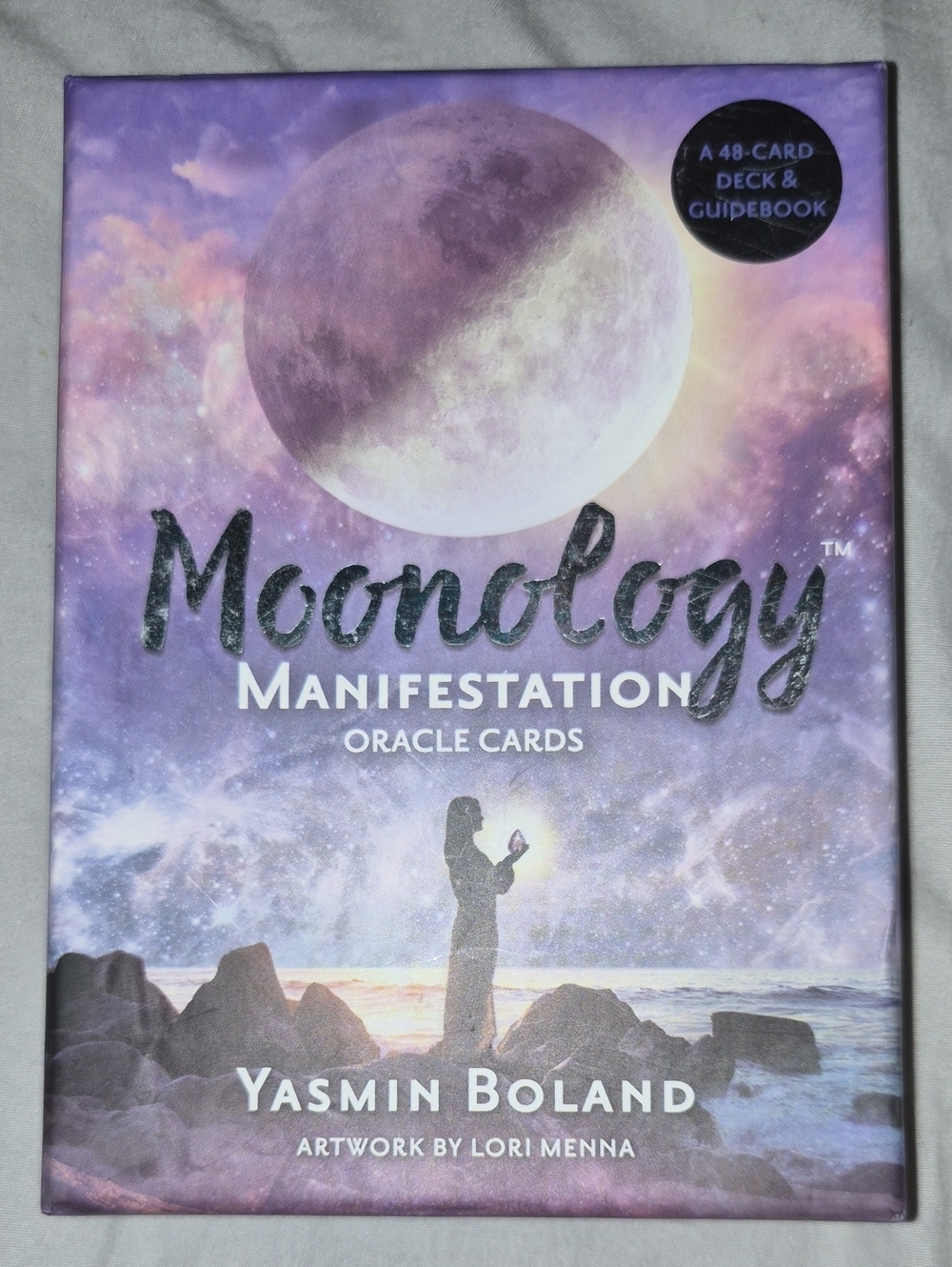 Moonology Manifestation Oracle Cards Yasmin Boland - 48 Cards + Guide Book